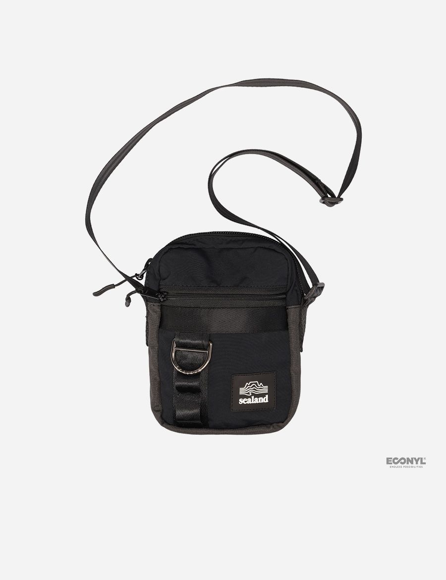 Recycled Zeplin Crossbody Bag – Onyx