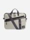 Recycled Slim Laptop Bag – Stone