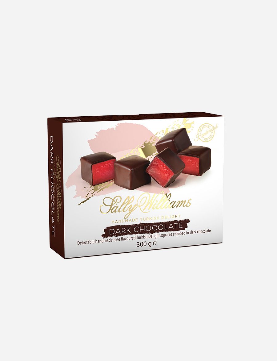 300g Box Dark Chocolate Turkish Delight