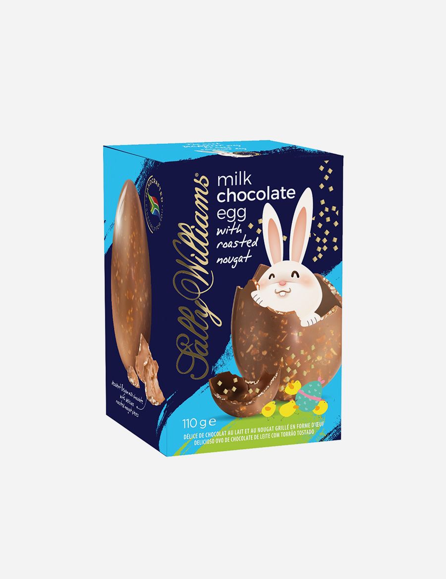 110g Milk Chocolate Nougat Hollow Egg