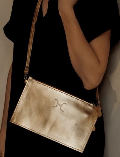 Jaynie Crossbody Sling Electric Gold