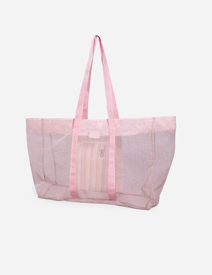 Meshie Jumbo Beach Bag Pink