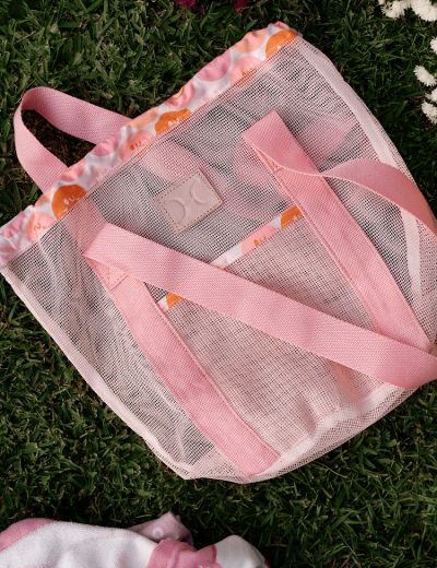 Meshie Bucket Bag Pink