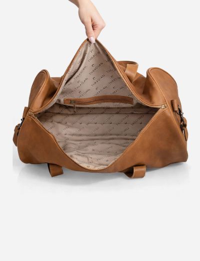 Leather Duffel Bag Toffee