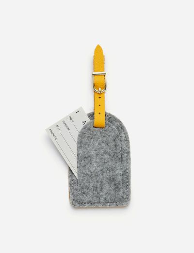 Arch Luggage Tag Yellow