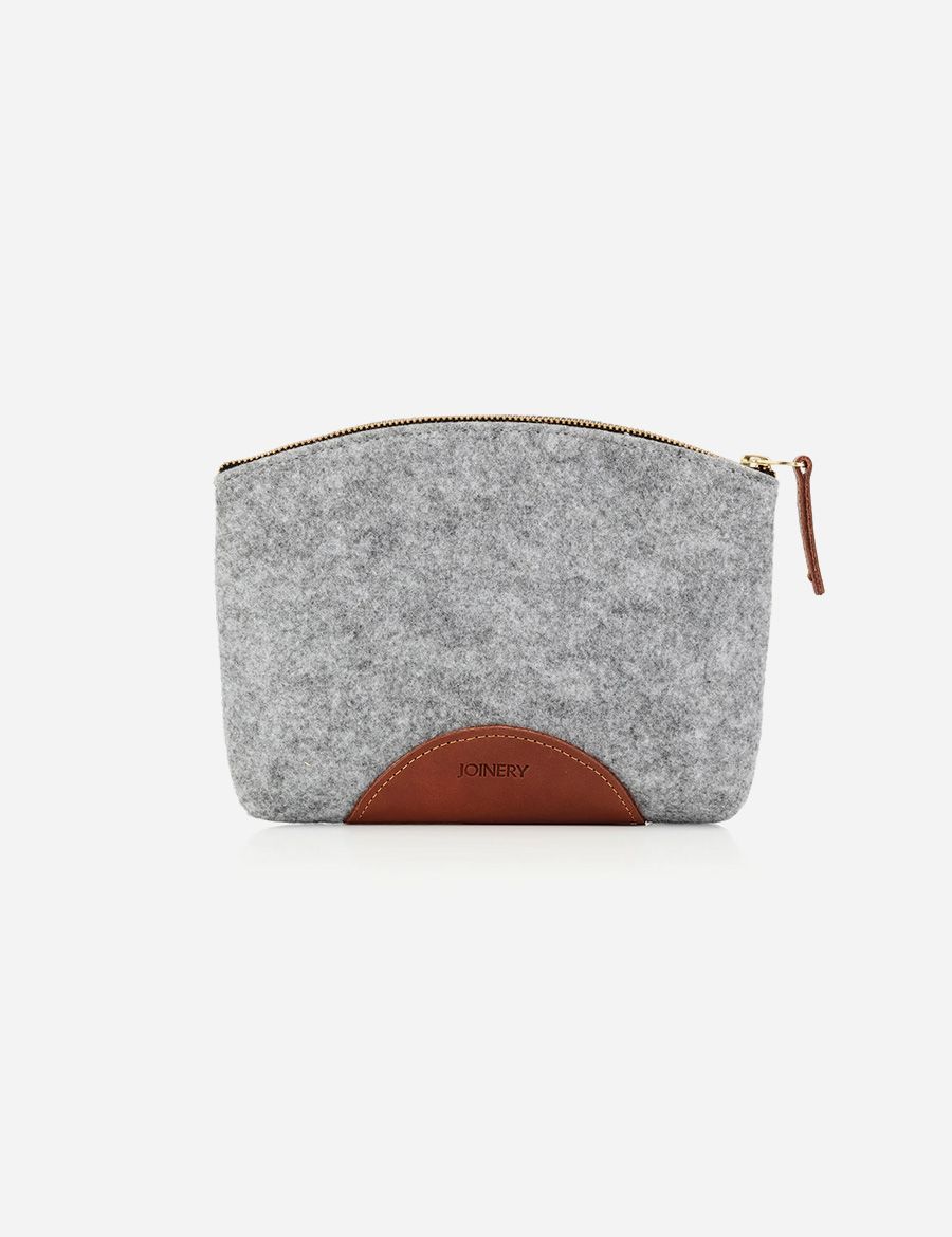 Cosmetic Pouch Grey