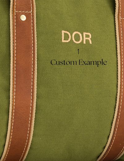 Picture of Check-In Green Canvas Springbok