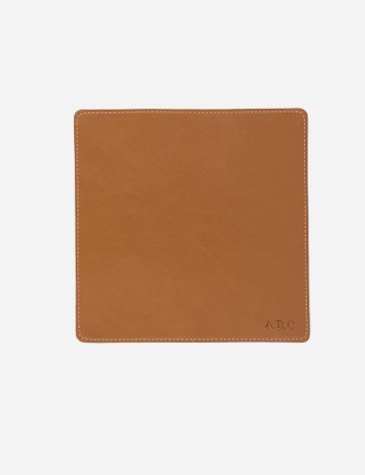 Picture of Genuine Leather Mousepad Tan
