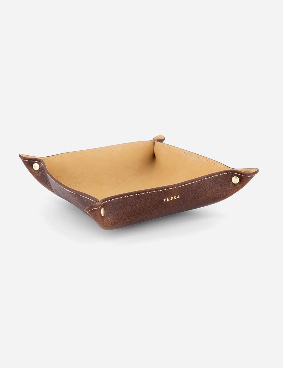 Picture of Leather Valet Tray Brown