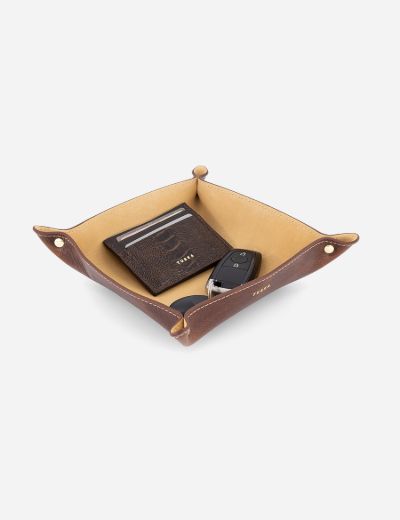 Picture of Leather Valet Tray Brown