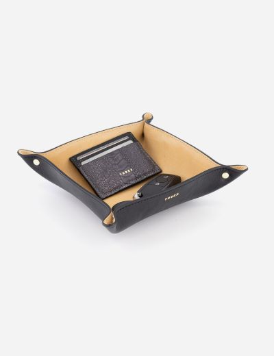 Picture of Leather Valet Tray Smooth Black