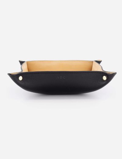 Picture of Leather Valet Tray Smooth Black