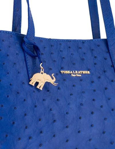 Picture of Ostrich Tote Bag Blue