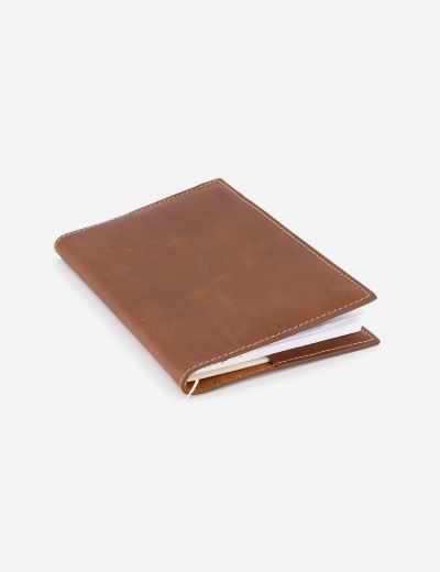 Picture of Vintage Tan A5 Leather Notebooks & Journals Cover