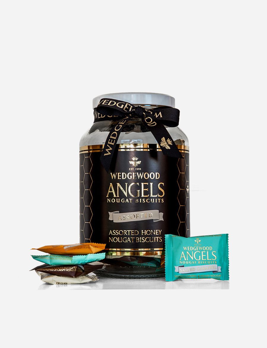 Picture of Angels Nougat Biscuit Jar