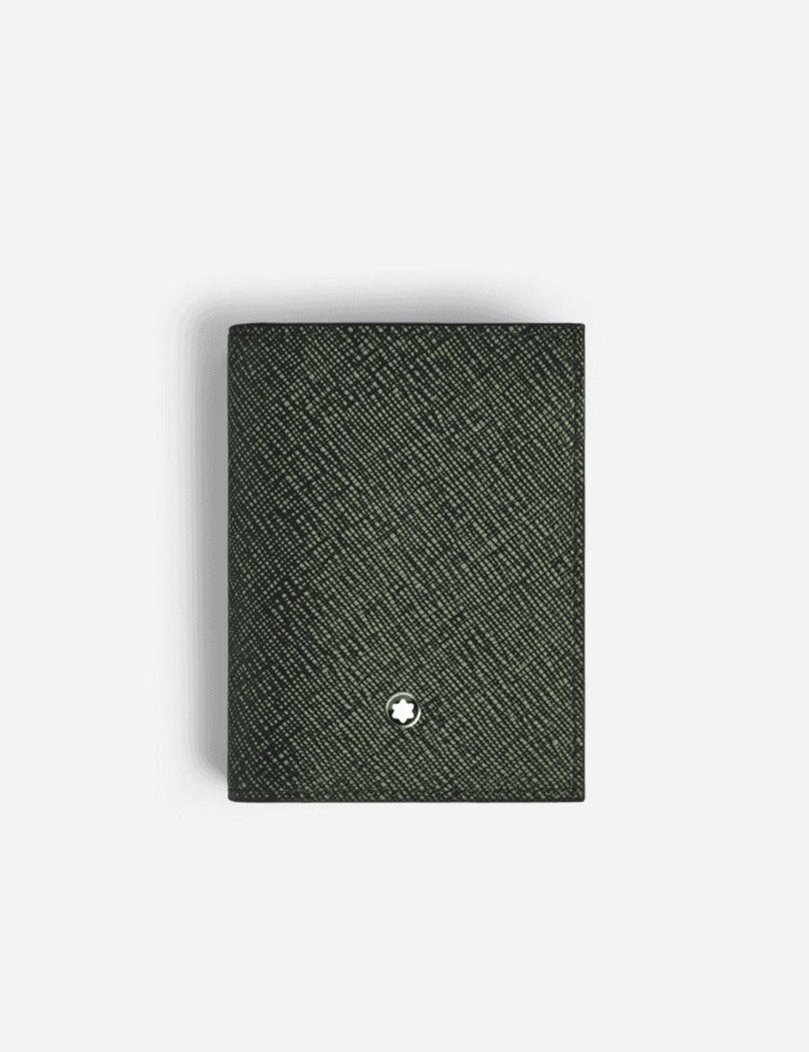 Picture of Sartorial Card Holder 4cc Tweed Khaki
